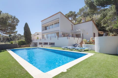 Property building, Living room, Swimming pool