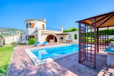 Property building, Living room, Swimming pool