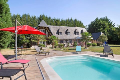 Property building, Living room, Swimming pool