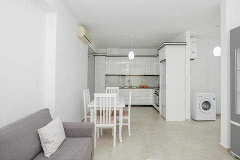 Kitchen or kitchenette, Living room, Dining area, air conditioner