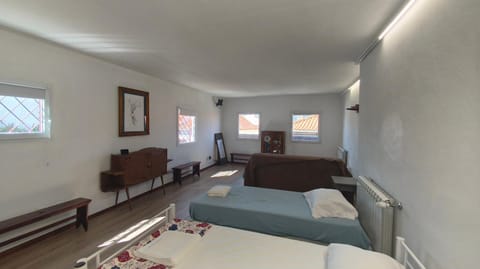 Property building, Living room, Bedroom