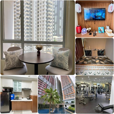 Kitchen or kitchenette, Living room, Seating area