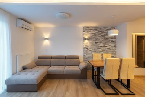 Property building, Living room, Seating area, Dining area