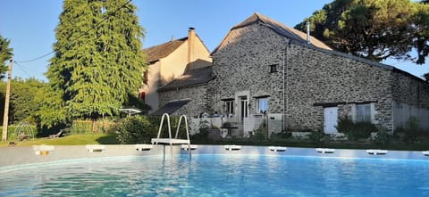 Property building, Living room, Swimming pool