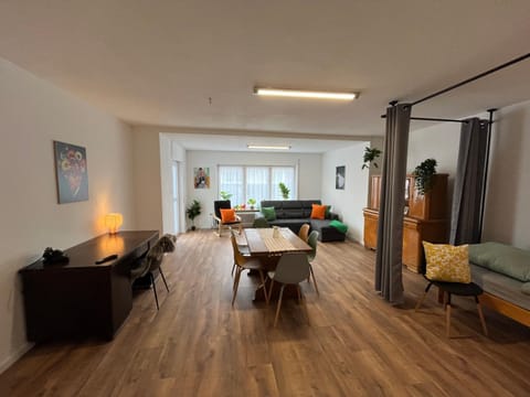 Living room, Seating area, Dining area