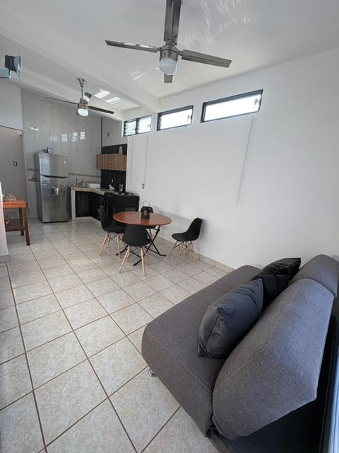 Kitchen or kitchenette, Living room, Dining area