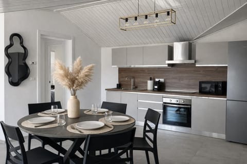 Kitchen or kitchenette, Dining area, oven, stove