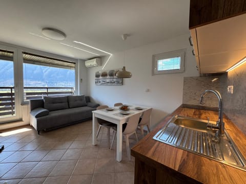 Living room, kitchen