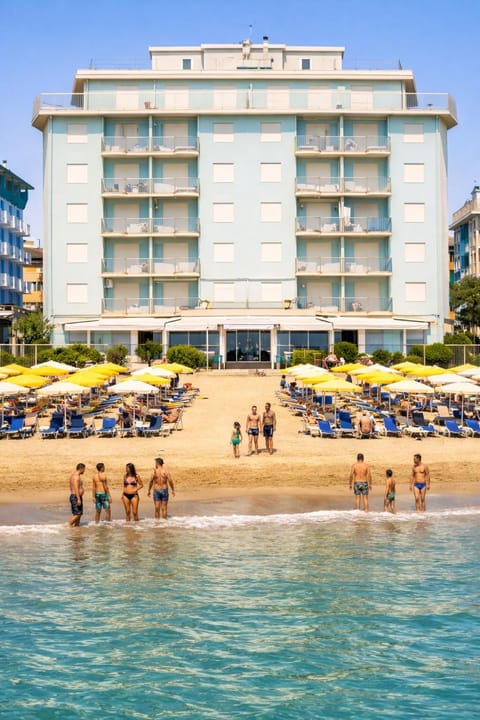 Property building, Day, People, Natural landscape, Beach, Sea view, group of guests, sunbed