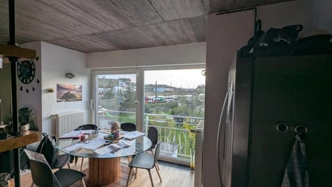 Natural landscape, View (from property/room), Living room, Seating area, Dining area