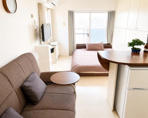 Bed, Living room, Bedroom