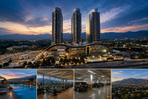 Property building, Nearby landmark, Restaurant/places to eat, Natural landscape, View (from property/room), View (from property/room), Fitness centre/facilities, City view, City view, Landmark view, Landmark view, Mountain view, Mountain view, Pool view, Swimming pool, Swimming pool, Parking