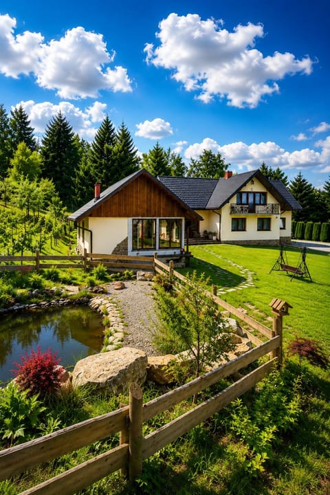 Property building, Garden view