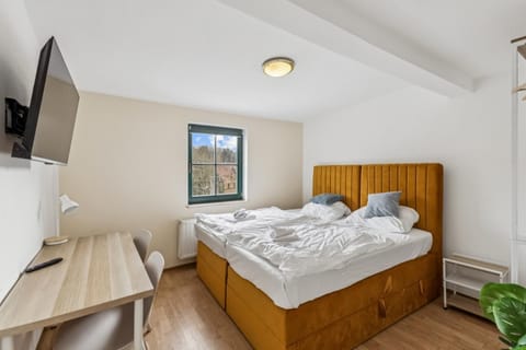 Bed, TV and multimedia, Bedroom