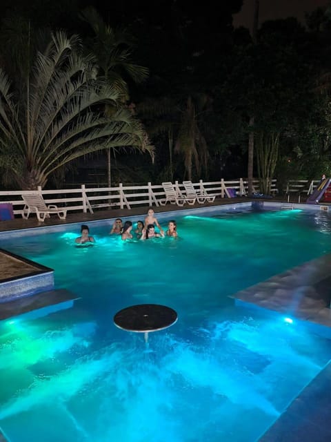 Night, People, Swimming pool, group of guests