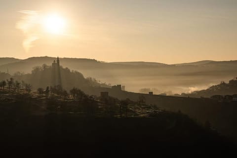 Nearby landmark, Natural landscape, Mountain view, Sunrise