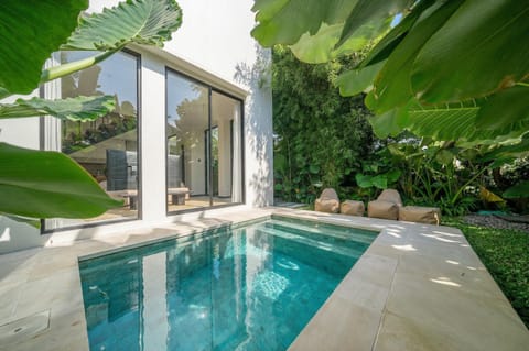 Patio, Swimming pool, sunbed