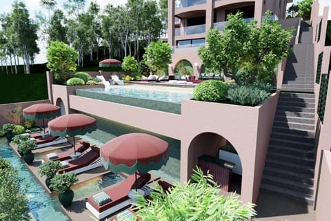 Patio, Garden, View (from property/room), Balcony/Terrace, Garden view, Swimming pool, sunbed