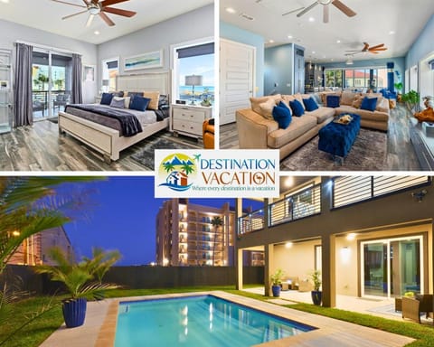 Living room, Evening entertainment, Bedroom, Pool view