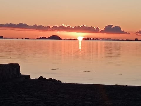 Beach, Sea view, Sunrise