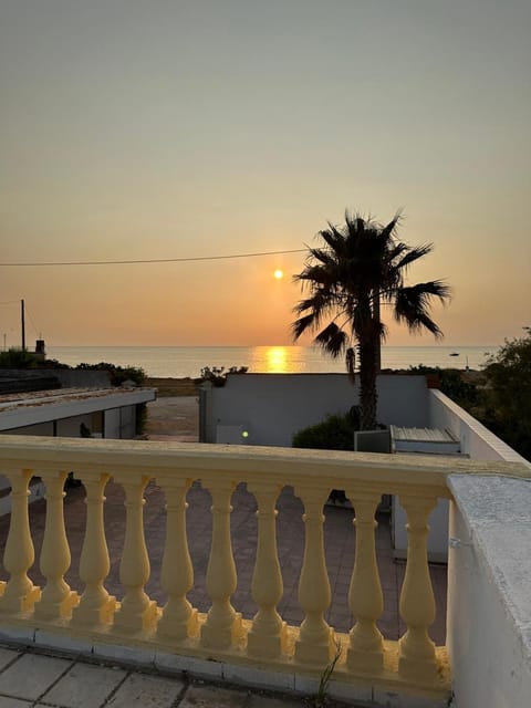 Natural landscape, View (from property/room), Balcony/Terrace, Sea view, Sunset