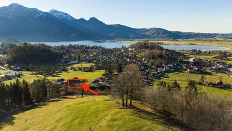 Natural landscape, Bird's eye view, Lake view, Mountain view