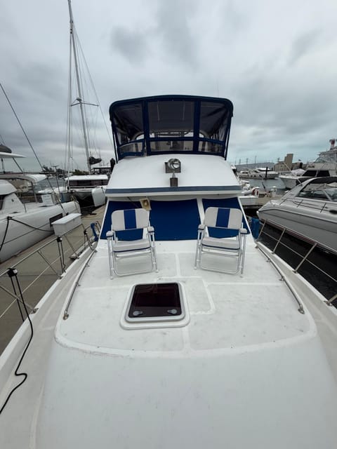 Classic boat sleeps up to 8 people Docked boat in Stock Island