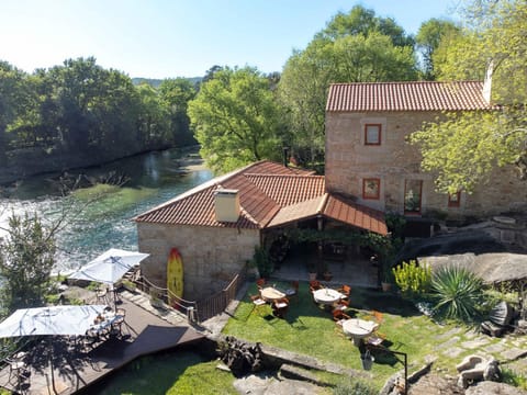 Property building, Natural landscape, Canoeing, River view