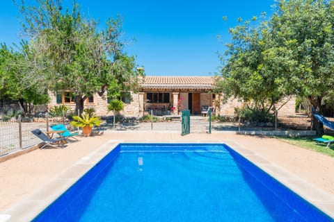 Swimming pool, sunbed