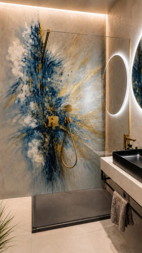 Bathroom, Decorative detail