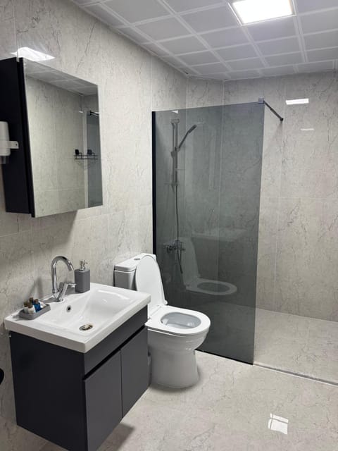 Shower, Toilet, Bathroom, bidet, towels