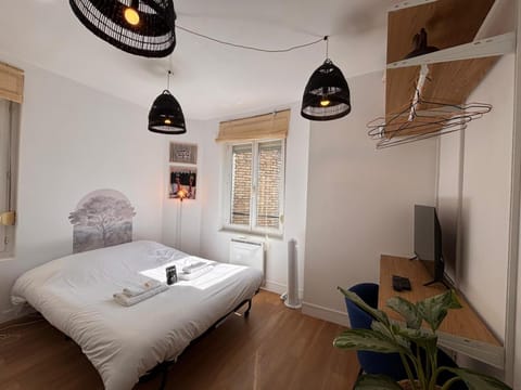 Bed, TV and multimedia, Photo of the whole room
