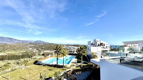 Property building, Day, Natural landscape, Mountain view, Pool view, Swimming pool