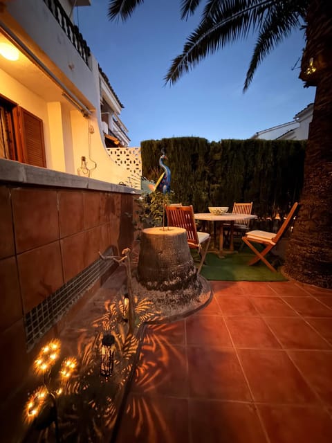 Night, Natural landscape, Seating area