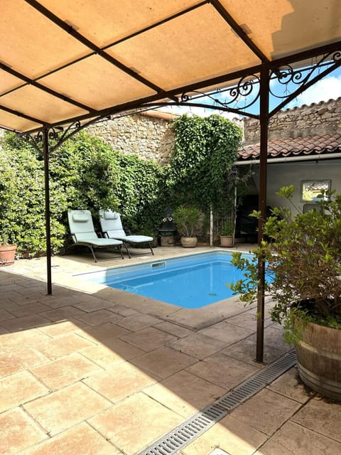 Patio, Day, Garden, Garden view, Pool view, Swimming pool, sunbed