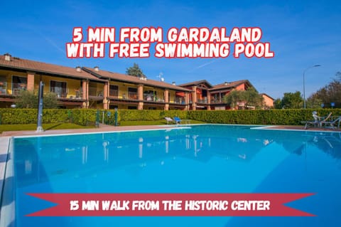 Text overlay, Swimming pool