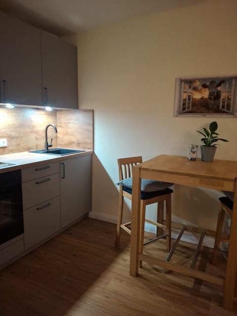 Kitchen or kitchenette, Dining area, stove