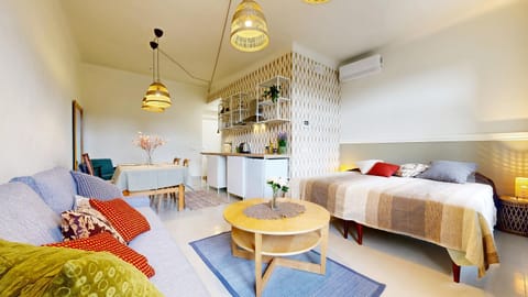 Living room, Dining area, Bedroom