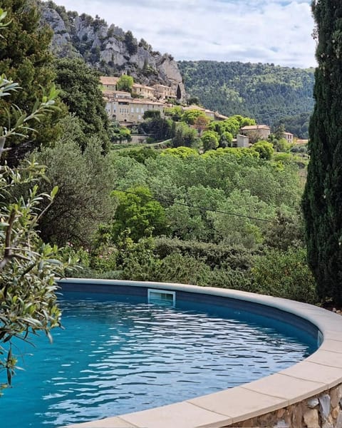 Natural landscape, Garden, Garden view, Pool view, Swimming pool