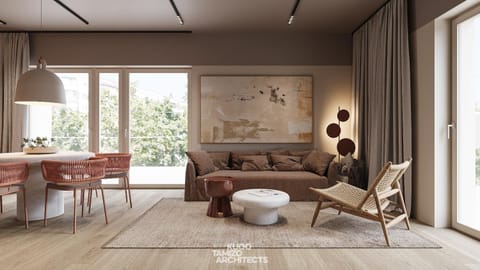 Living room, Seating area, Dining area