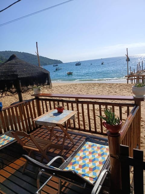 Patio, Beach, Sea view