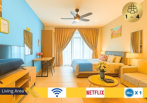 Bed, TV and multimedia, Photo of the whole room, Seating area