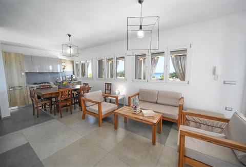 Kitchen or kitchenette, Living room, Dining area, stove