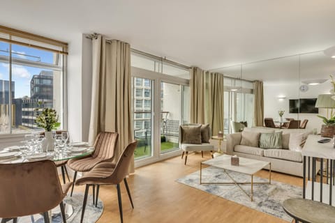 Living room, Seating area, Dining area