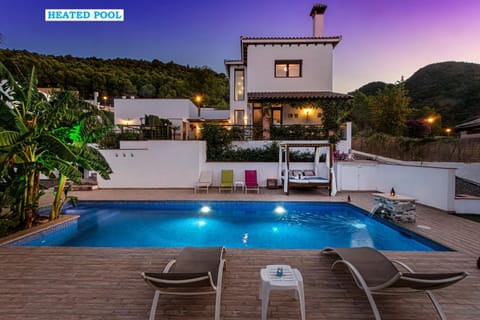 Property building, Living room, Swimming pool