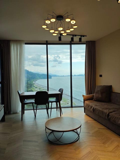Living room, Seating area, Dining area, Mountain view
