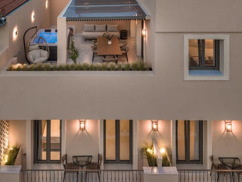 Property building, Night