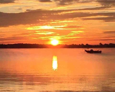 Natural landscape, Activities, Fishing, Fishing, Lake view, Sunrise