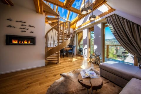 Kitchen or kitchenette, Living room, Bedroom
