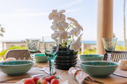 Decorative detail, Seating area, Sea view